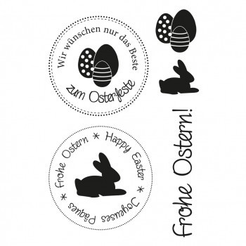 Clear Stamps Ostern 1 74x105mm 5 teilig