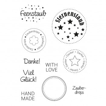 Clear Stamps Zauberdrops 74x105mm 10 teilig