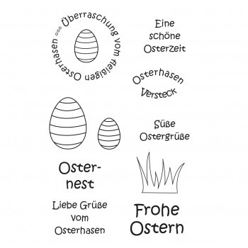 Clear Stamps Ostern 4 74x105mm 10 teilig