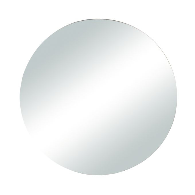 Spiegelplatte, 15cm ø Kanten geschliffen, SB-Btl 1Stück