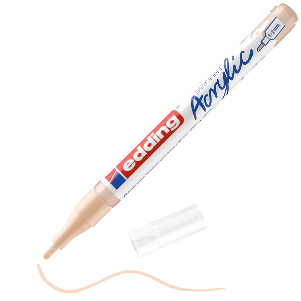 edding 5300 Acrylmarker fein warmbeige, 1-2mm