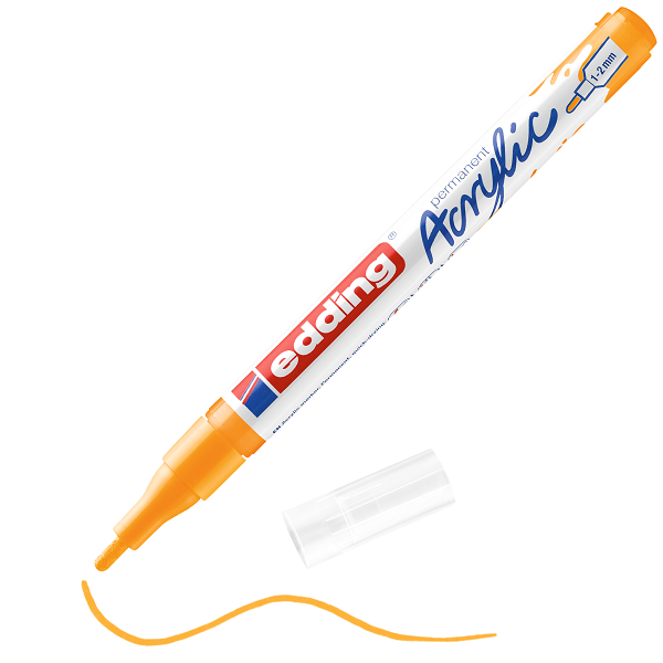 edding 5300 Acrylmarker fein sonnengelb, 1-2mm