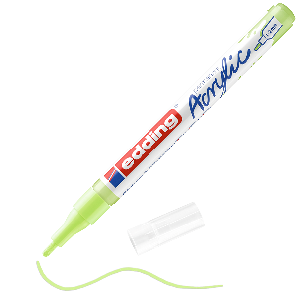 edding 5300 Acrylmarker fein pastellgrün, 1-2mm