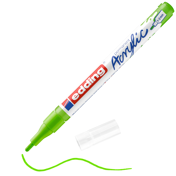 edding 5300 Acrylmarker fein gelbgrün, 1-2mm