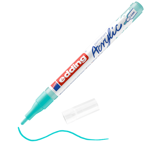 edding 5300 Acrylmarker fein opulent türkis, 1-2mm
