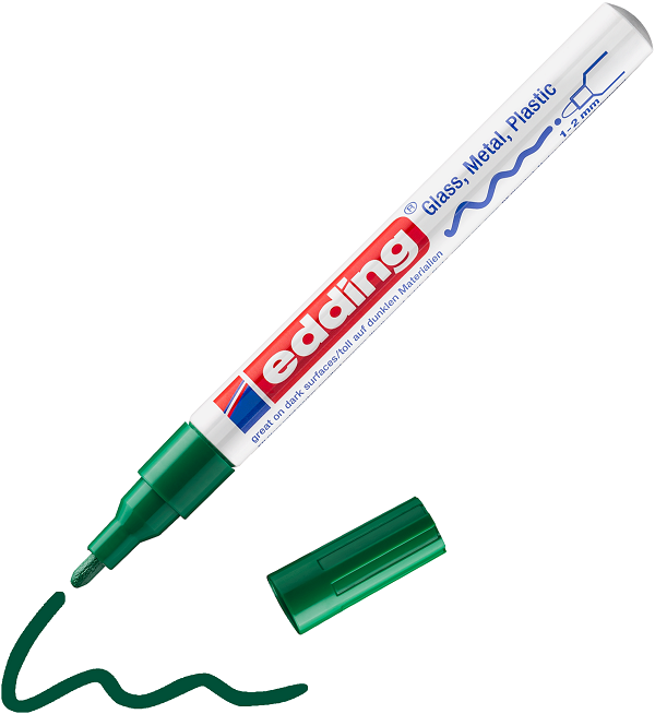 edding 751 Glanzlackmarker grün, 1-2mm