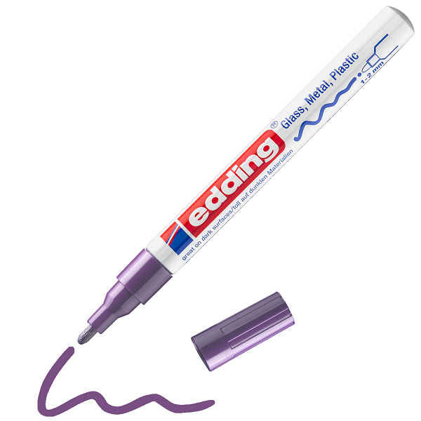 edding 751 Glanzlackmarker violett, 1-2mm