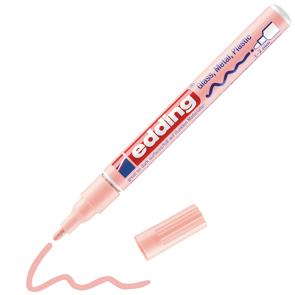 edding 751 Glanzlackmarker pastellrosa, 1-2mm