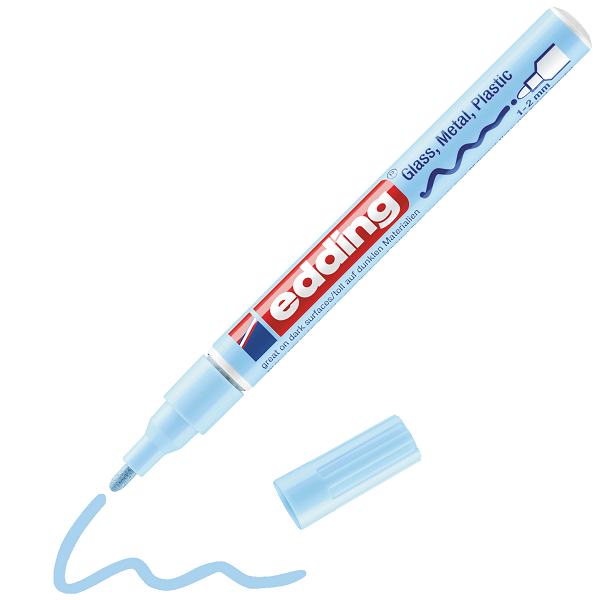 edding 751 Glanzlackmarker pastellblau, 1-2mm