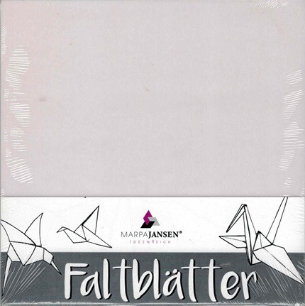 Faltbl. Transparentp. weiß zum Sterne falten, 115g/m², 15x15cm, 32Stück