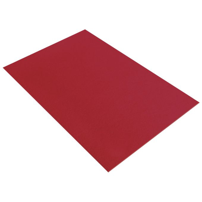 Textilfilz, rot 30x45x0,2cm