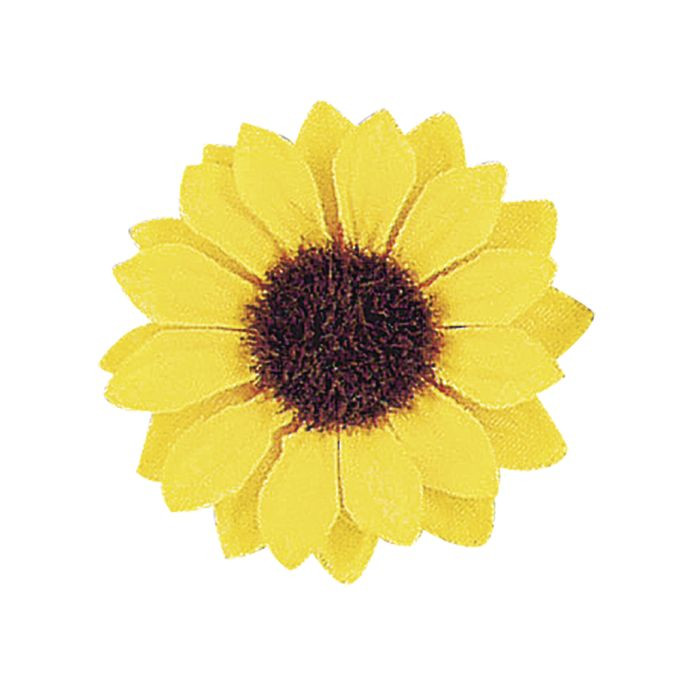 Sonnenblumenköpfe, 3,5cm ø SB-Btl 12Stück