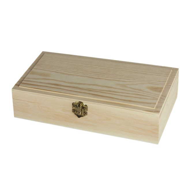Holz Schatulle Rahmen FSC Mix Credit 25x14x6cm