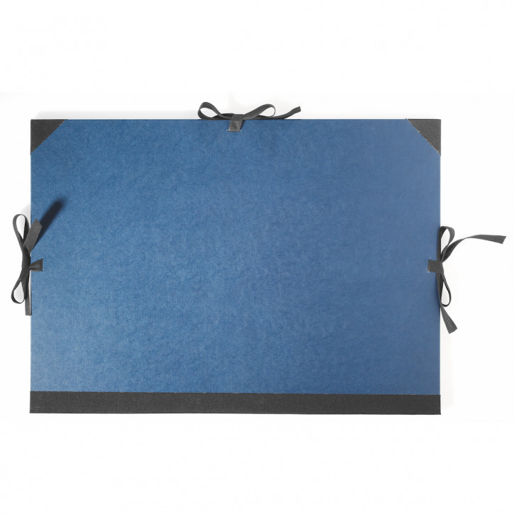 Zeichnungsmappe 26 x 33 cm blau