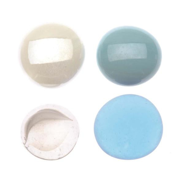 Glasnuggets 200g 20mm mix blau/weiß/hellblau