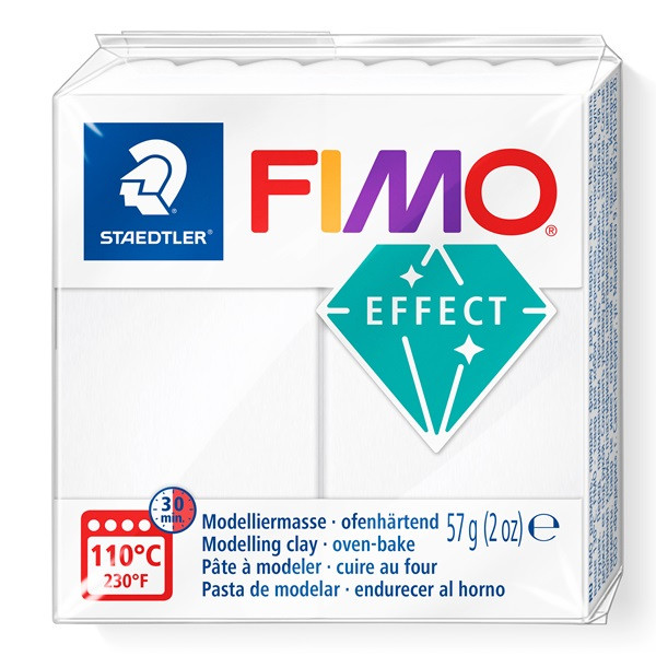 Fimo Effect Modelliermasse 8010 transluzent
