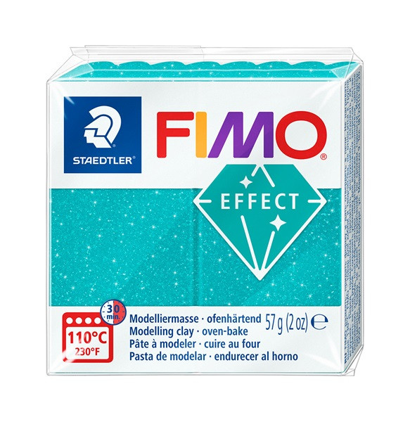Fimo Effect Modelliermasse 8010-galaxy türkis