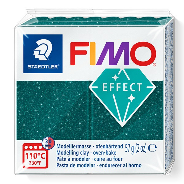 Fimo Effect Modelliermasse 8010 galaxy grün