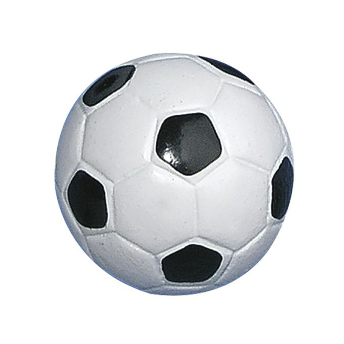 Polyresin-Fußball 2,5 cm ø, SB-Btl. 6 Stück