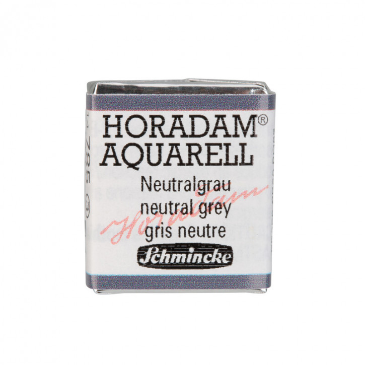 SCHMINCKE HORADAM® Feinste Künstler-Aquarellfarben, Neutralgrau 785, 1/2 Näpfchen