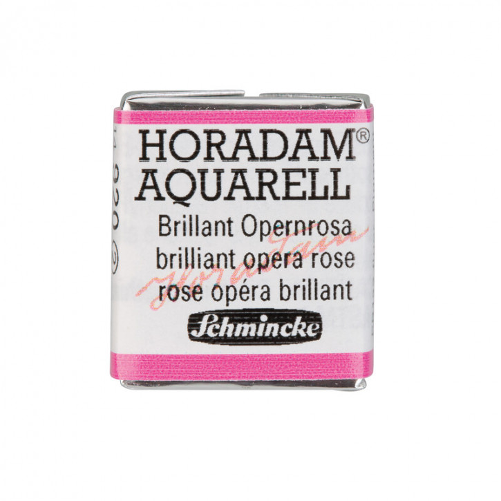 SCHMINCKE HORADAM® Feinste Künstler-Aquarellfarben, Brillant Opernrosa 920, 1/2 Näpfchen