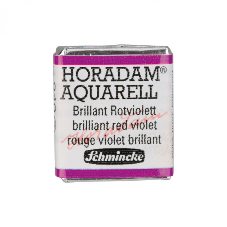 SCHMINCKE HORADAM® Feinste Künstler-Aquarellfarben, Brillant Rotviolett 940, 1/2 Näpfchen