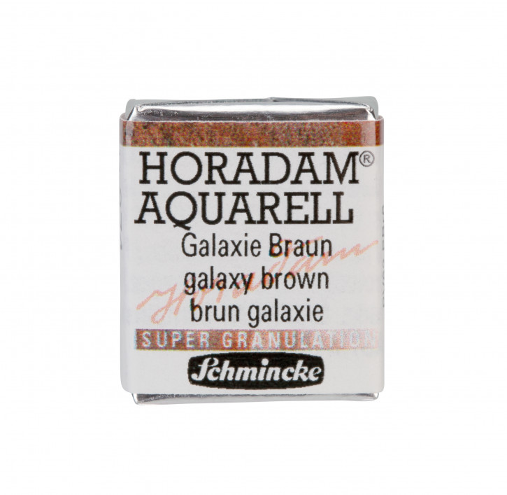 SCHMINCKE HORADAM® Granulierend, Feinste Künstler-Aquarellfarben, Galaxie Braun 974, 1/2 Näpfchen