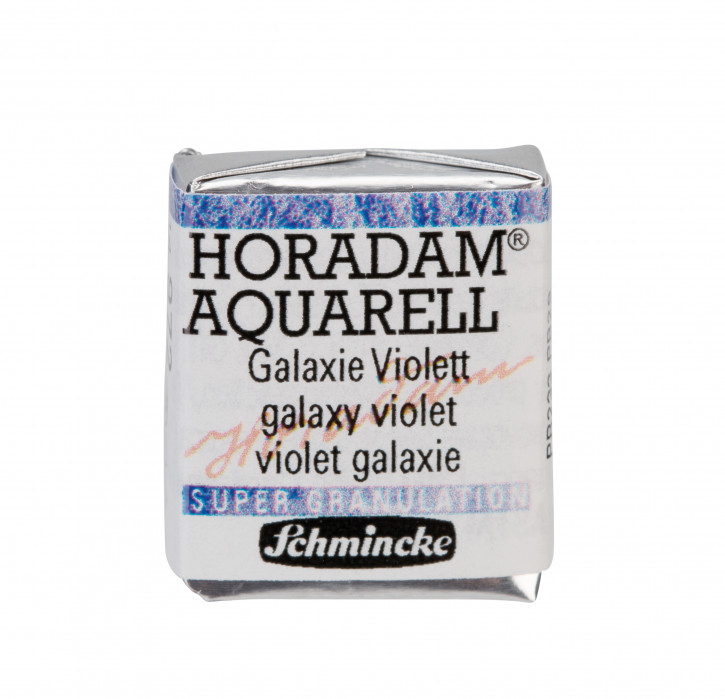 SCHMINCKE HORADAM® Granulierend, Feinste Künstler-Aquarellfarben, Galaxie Violett 972, 1/2 Näpfchen