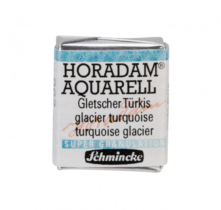 SCHMINCKE HORADAM® Granulierend, Feinste Künstler-Aquarellfarben, Gletscher Türkis 962, 1/2 Näpfchen