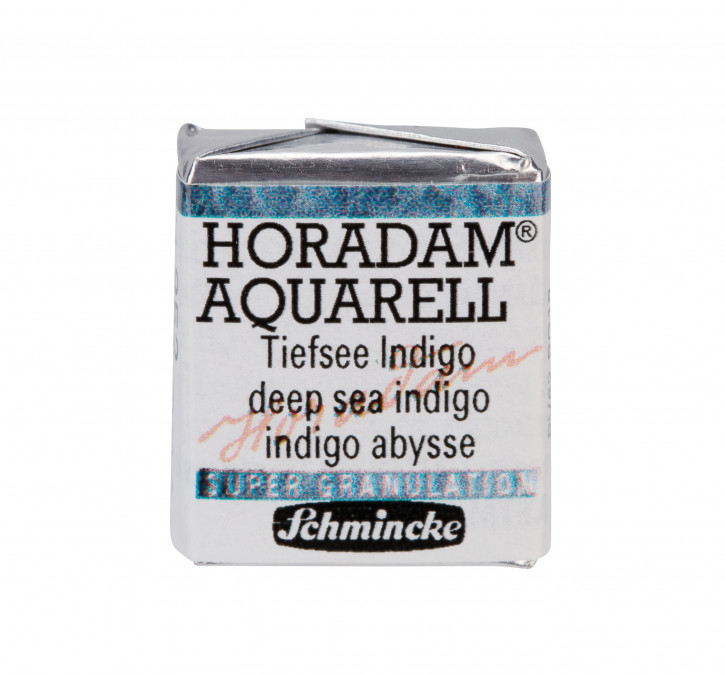 SCHMINCKE HORADAM® Granulierend, Feinste Künstler-Aquarellfarben, Tiefsee Indigo 952, 1/2 Näpfchen