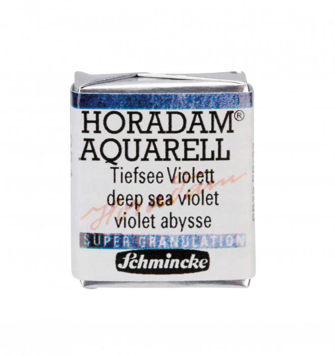 SCHMINCKE HORADAM® Granulierend, Feinste Künstler-Aquarellfarben, Tiefsee Violett 951, 1/2 Näpfchen