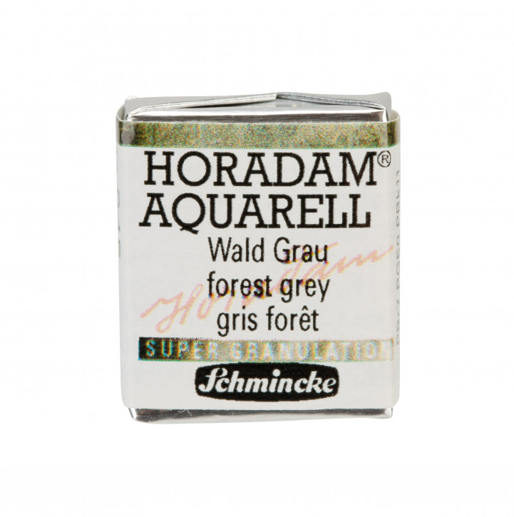 SCHMINCKE HORADAM® Granulierend, Feinste Künstler-Aquarellfarben, Wald Grau 945, 1/2 Näpfchen