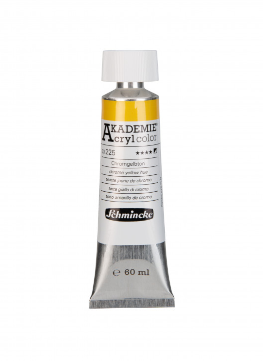 AKADEMIE Acryl Color 60ml Tube, Chromgelbton