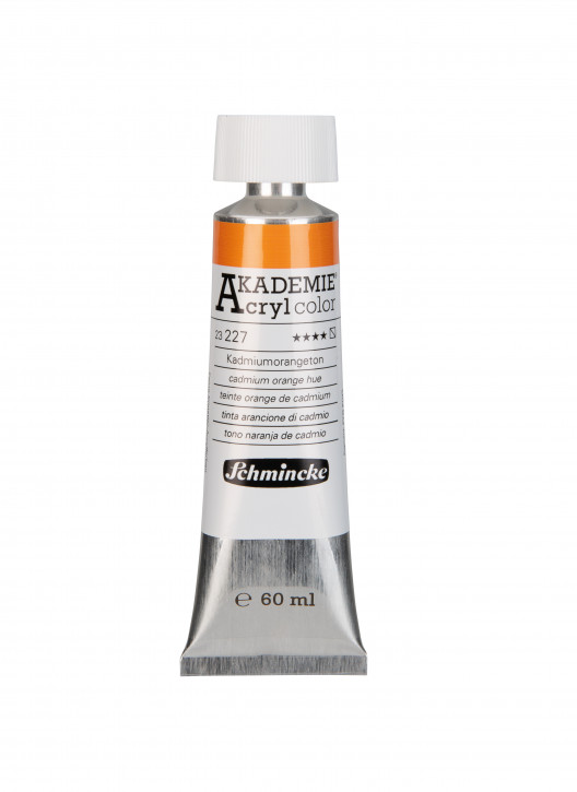 AKADEMIE Acryl Color 60ml Tube, Kadmiumorangeton