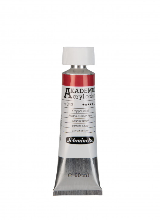 AKADEMIE Acryl Color 60ml TubeKrappdunkel