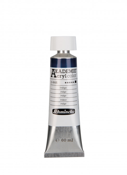 AKADEMIE Acryl Color 60ml Tube, Indigo
