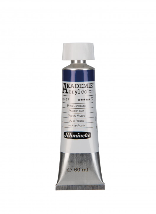 AKADEMIE Acryl Color 60ml Tube, Preußischblau