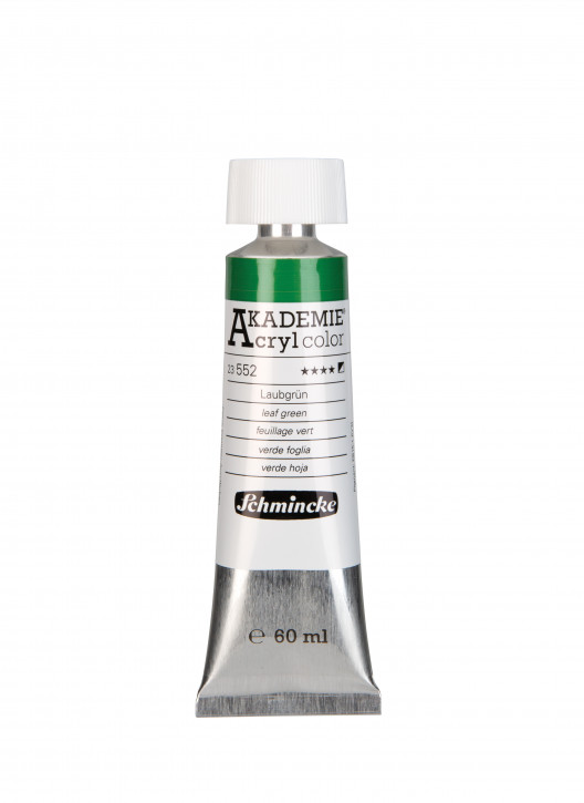 AKADEMIE Acryl Color 60ml Tube, Laubgrün