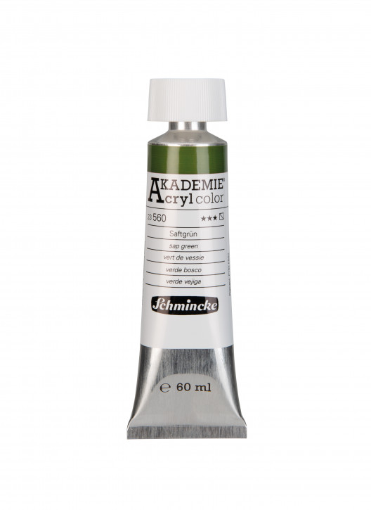 AKADEMIE Acryl Color 60ml Tube, Saftgrün