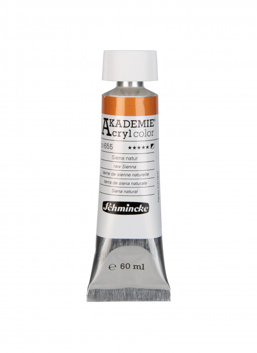 AKADEMIE Acryl Color 60ml Tube, Siena Natur