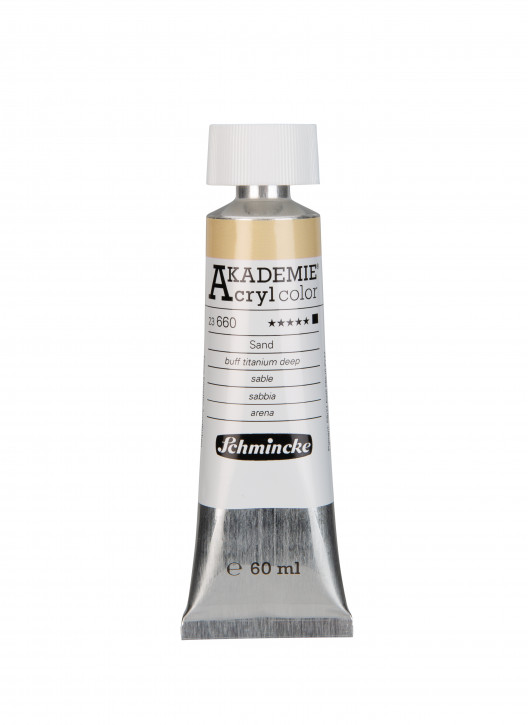 AKADEMIE Acryl Color 60ml Tube, Sand
