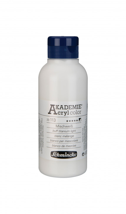 AKADEMIE Acryl Color 250ml Tube-Mischweiß