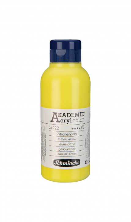 AKADEMIE Acryl Color 250ml Tube-Zitronengelb