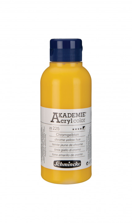 AKADEMIE Acryl Color 250ml Tube-Chromgelbton