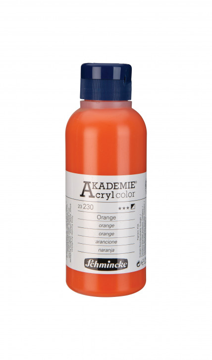 AKADEMIE Acryl Color 250ml Tube-Orange