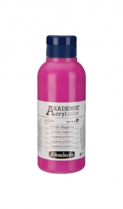 AKADEMIE Acryl Color 250ml Tube-Primär Magenta