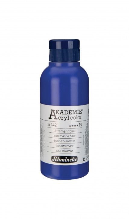 AKADEMIE Acryl Color 250ml Tube-Ultramarinblau