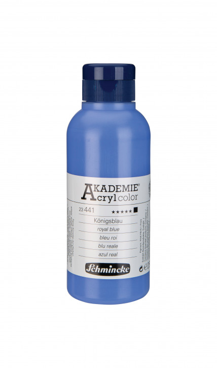 AKADEMIE Acryl Color 250ml Tube-Königsblau