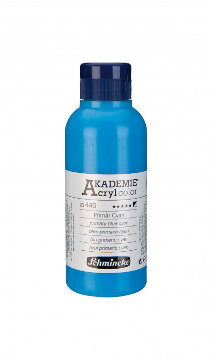 AKADEMIE Acryl Color 250ml Tube-Primär Cyan