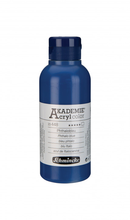 AKADEMIE Acryl Color 250ml Tube-Phthaloblau